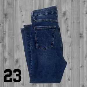 Good American Dark Blue High-Rise Jeans